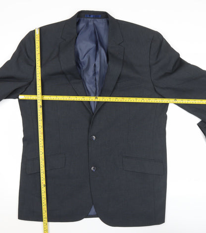 Taylor & Wright Men’s Grey 44R Notch Lapel Blazer Jacket