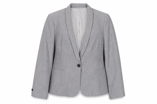 Papaya Women’s Grey Blazer Size 14 Classic Work Office Jacket