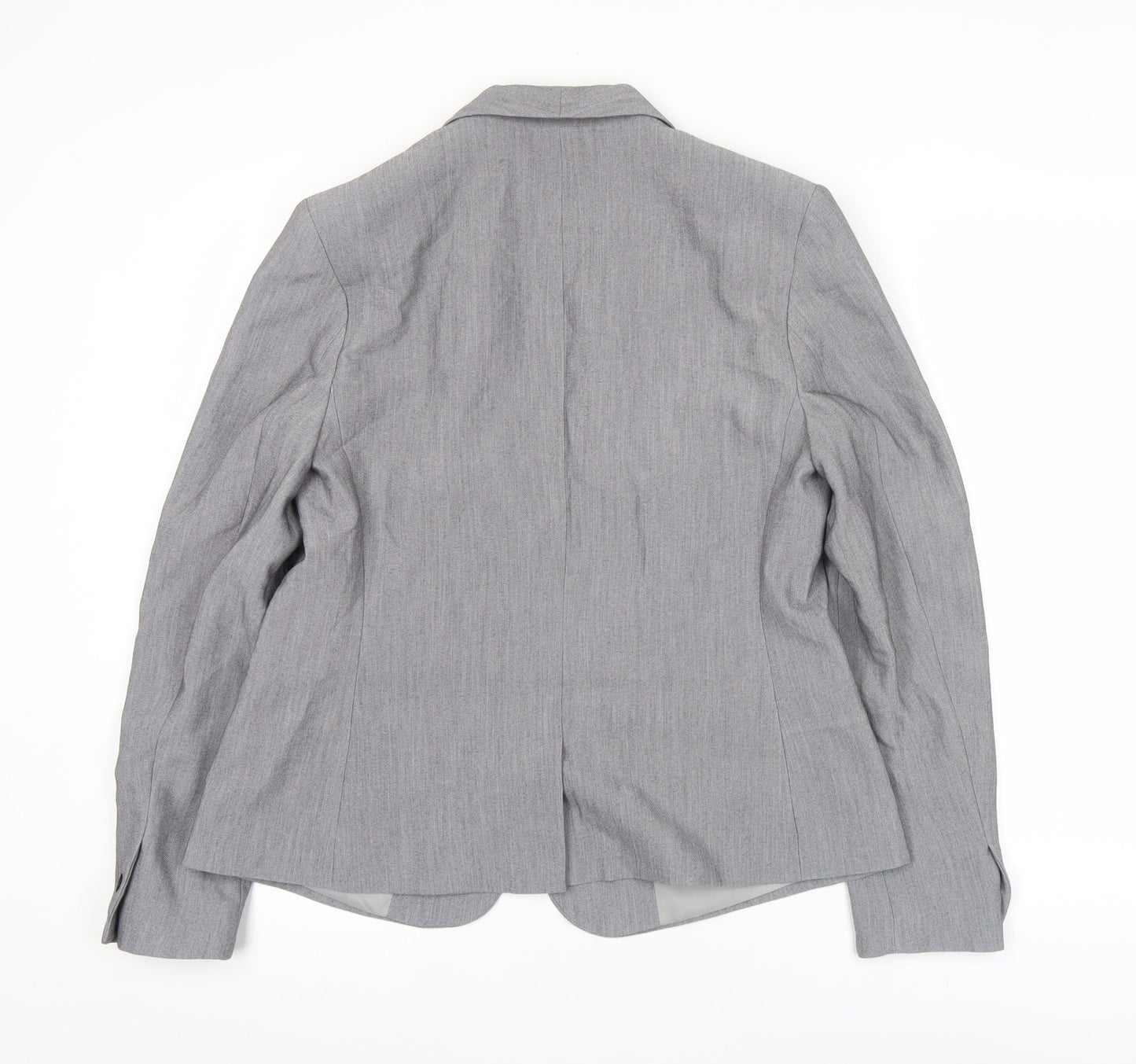 Papaya Women’s Grey Blazer Size 14 Classic Work Office Jacket