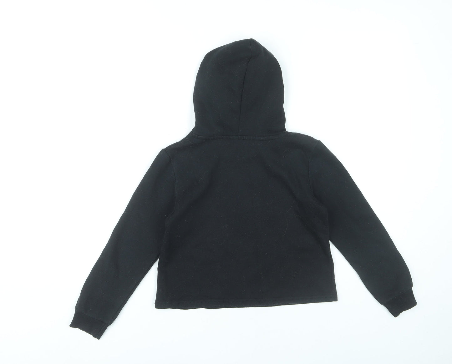 Harry Potter Girls Black Hoodie 9-10 Years Pullover Glitter Platform 9¾