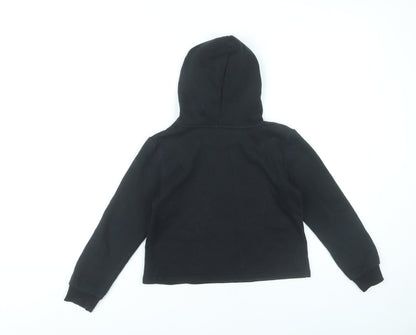 Harry Potter Girls Black Hoodie 9-10 Years Pullover Glitter Platform 9¾