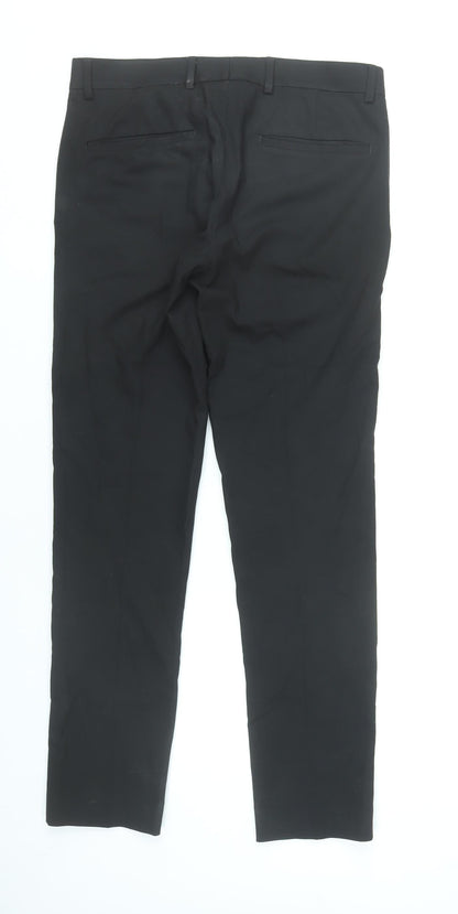 Topman Men’s Black Slim Fit Dress Pants Trousers Size 30W 30L