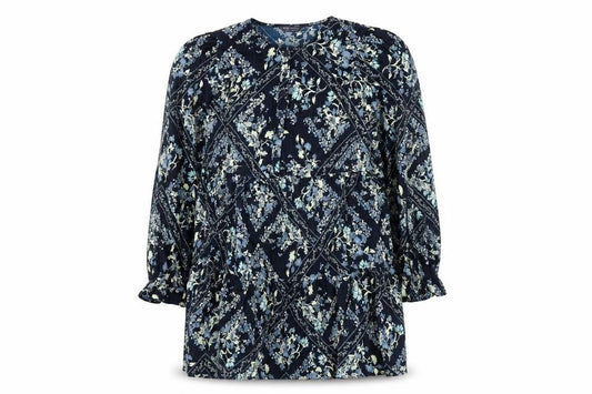 Marks and Spencer Women’s Blue Floral Shift Dress Size 16