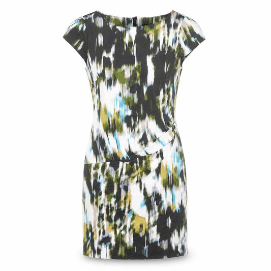 Marks and Spencer Women’s Multicoloured Knee Length Sheath Dress UK 12