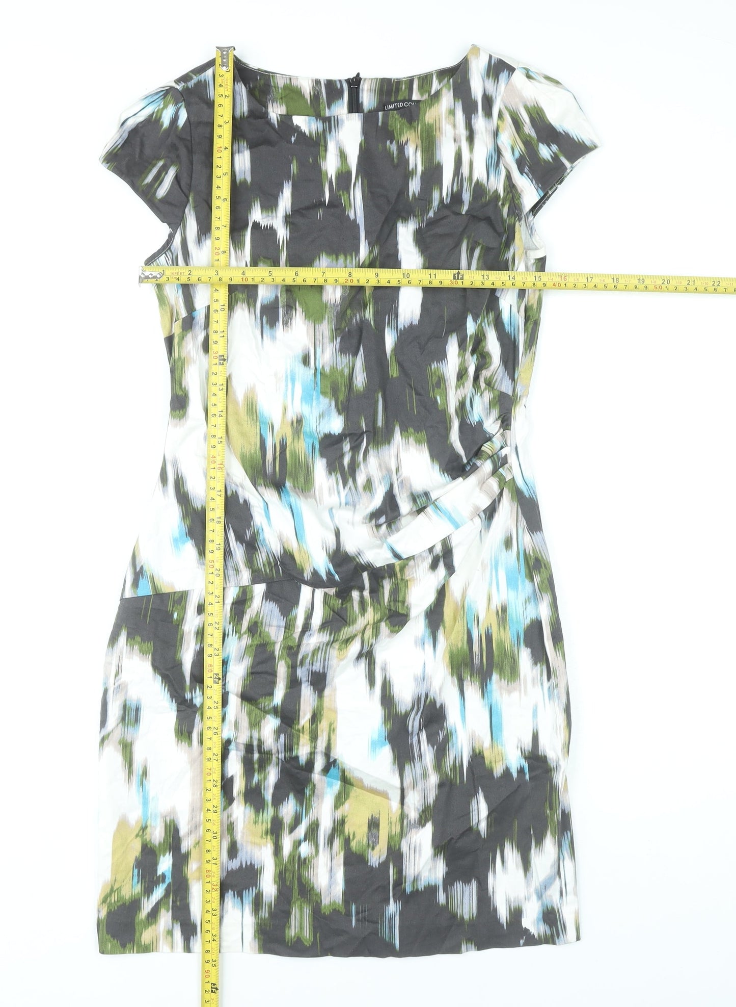 Marks and Spencer Women’s Multicoloured Knee Length Sheath Dress UK 12