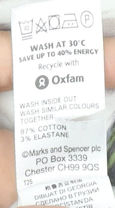 Marks and Spencer Women’s Multicoloured Knee Length Sheath Dress UK 12