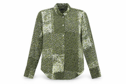 Marks and Spencer Women’s Green Button-Up Blouse Size 6 Polyester