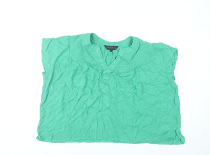 Live Unlimited Women’s Green Tunic Blouse Size 14 Viscose