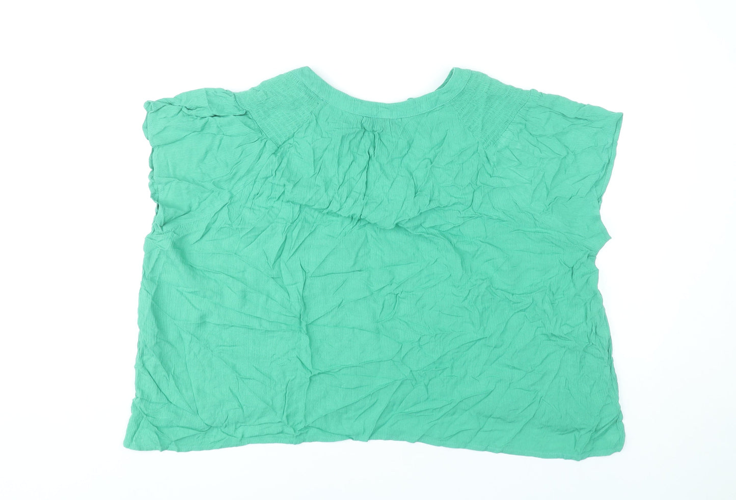 Live Unlimited Women’s Green Tunic Blouse Size 14 Viscose