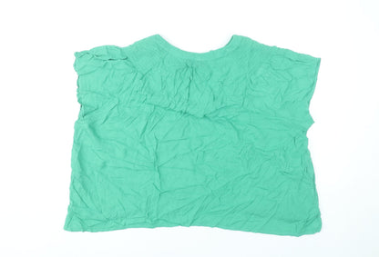 Live Unlimited Women’s Green Tunic Blouse Size 14 Viscose