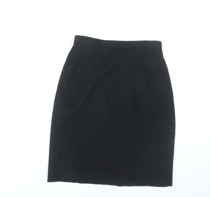 Jigsaw Womens Black Size 10 Pencil Knee Length Work Skirt