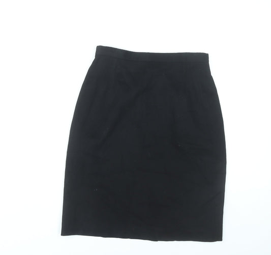 Jigsaw Womens Black Size 10 Pencil Knee Length Work Skirt