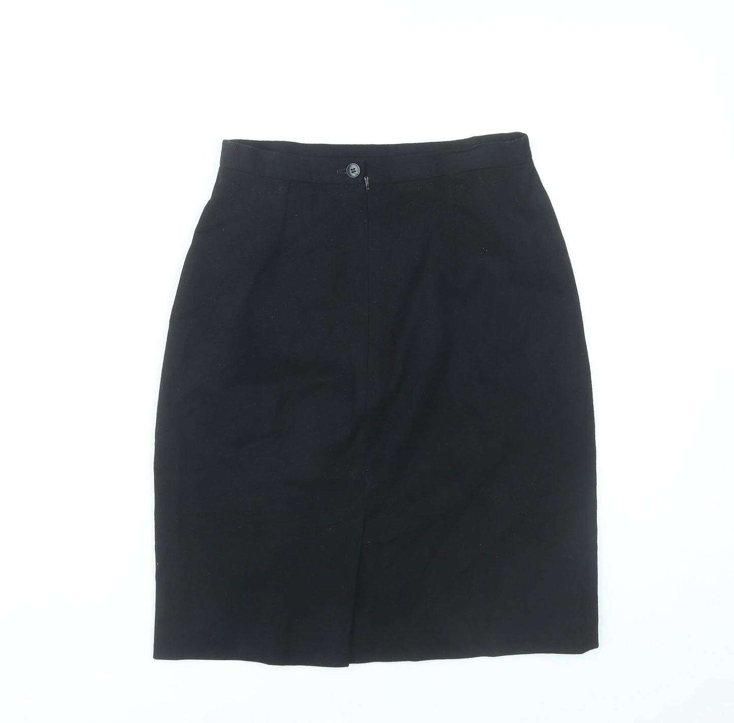 Jigsaw Womens Black Size 10 Pencil Knee Length Work Skirt