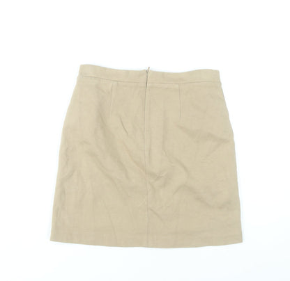 Boden Women’s Beige Straight Pencil Skirt UK 8 Knee Length