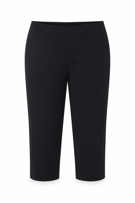 Bonmarché Women Black Size 18 Straight Leg Trousers Polyester Workwear