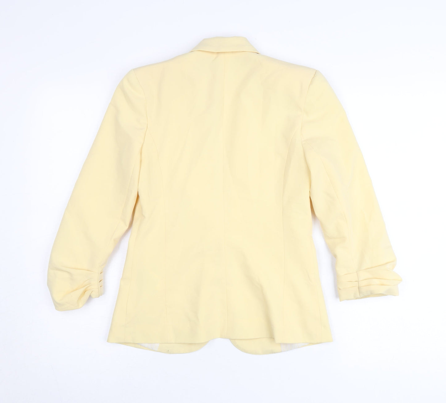 Atmosphere Womens Yellow Blazer Jacket UK 6 Single Breasted