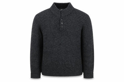 Mens UK Size 2XL TU Grey Henley Jumper
