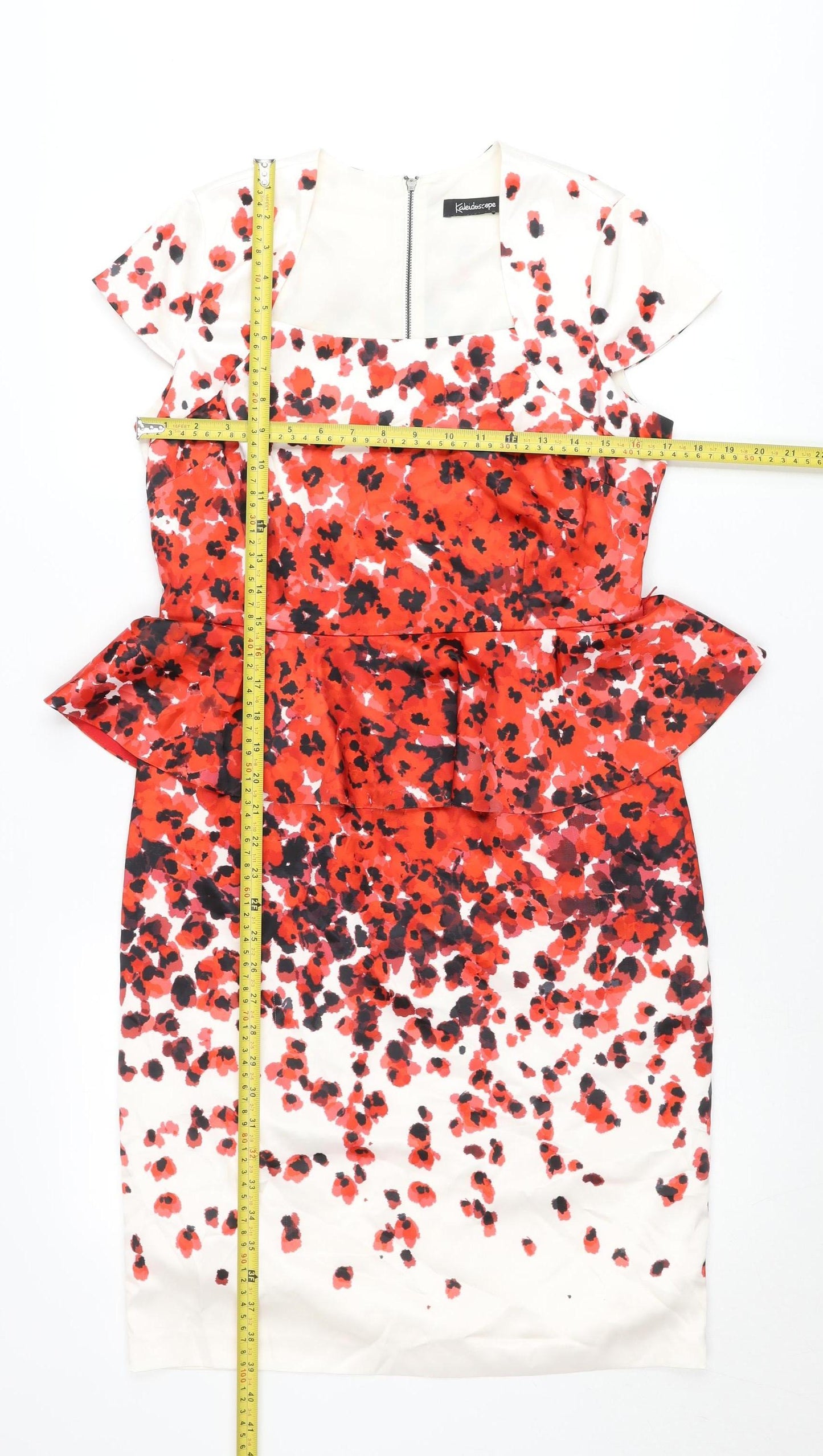 Kaleidoscope Women’s Multicoloured Floral Sheath Dress Size 12