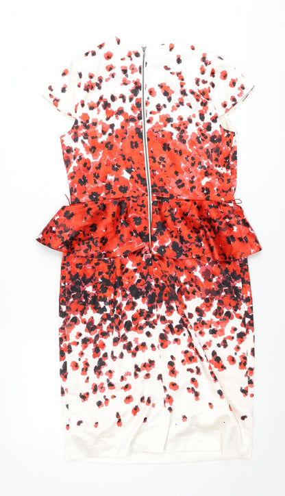 Kaleidoscope Women’s Multicoloured Floral Sheath Dress Size 12