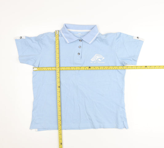Princess Cruises Men’s Blue Polo Shirt M Logo Travel Cotton