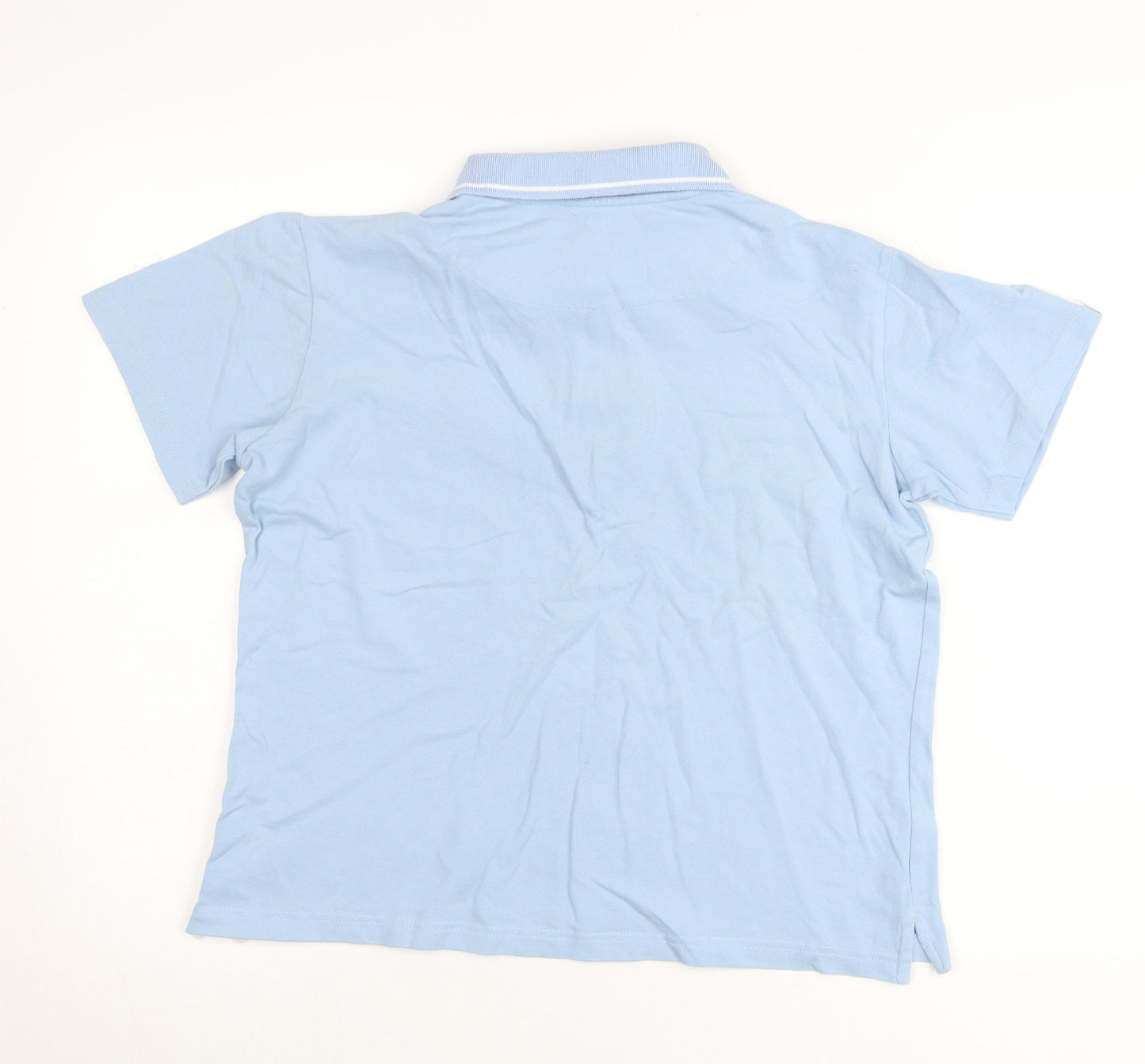 Princess Cruises Men’s Blue Polo Shirt M Logo Travel Cotton