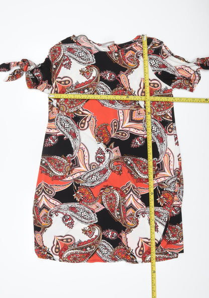 Wallis Petite Women’s Multicoloured Paisley Shift Dress UK16