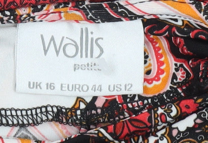 Wallis Petite Women’s Multicoloured Paisley Shift Dress UK16
