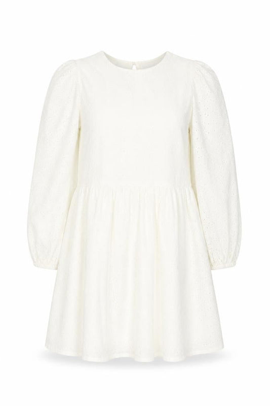 In The Style Womens White Cotton A-Line Dress Size 14