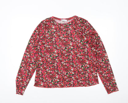 Papaya Women’s Multicoloured Floral Long Sleeve Blouse UK 16