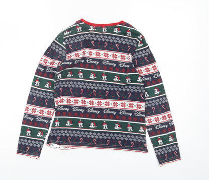 Disney Boys Multicoloured 9-10 Years Mickey Christmas Pyjama Top