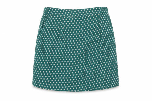 White Stuff Women’s Green Viscose A-Line Skirt Size 10 Floral Knee Length