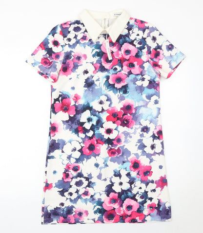 Glamorous Women’s Multicoloured Floral Shift Dress Size 12