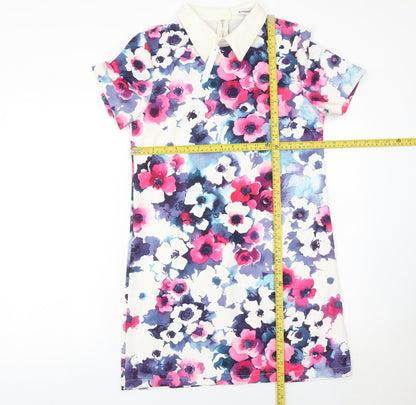 Glamorous Women’s Multicoloured Floral Shift Dress Size 12