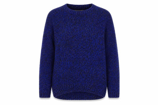 George Womens Blue Chunky Knit Pullover Jumper Size 8