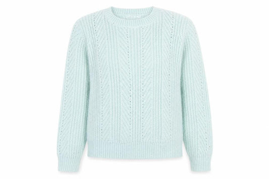 Primark Women’s Blue XL Chunky Knit Pullover Jumper