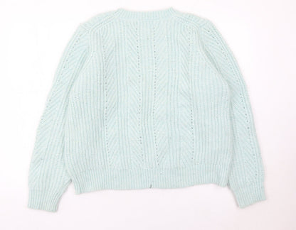 Primark Women’s Blue XL Chunky Knit Pullover Jumper