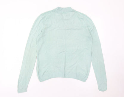 Marks and Spencer Women’s Green Size 10 Mock Neck Pullover Jumper