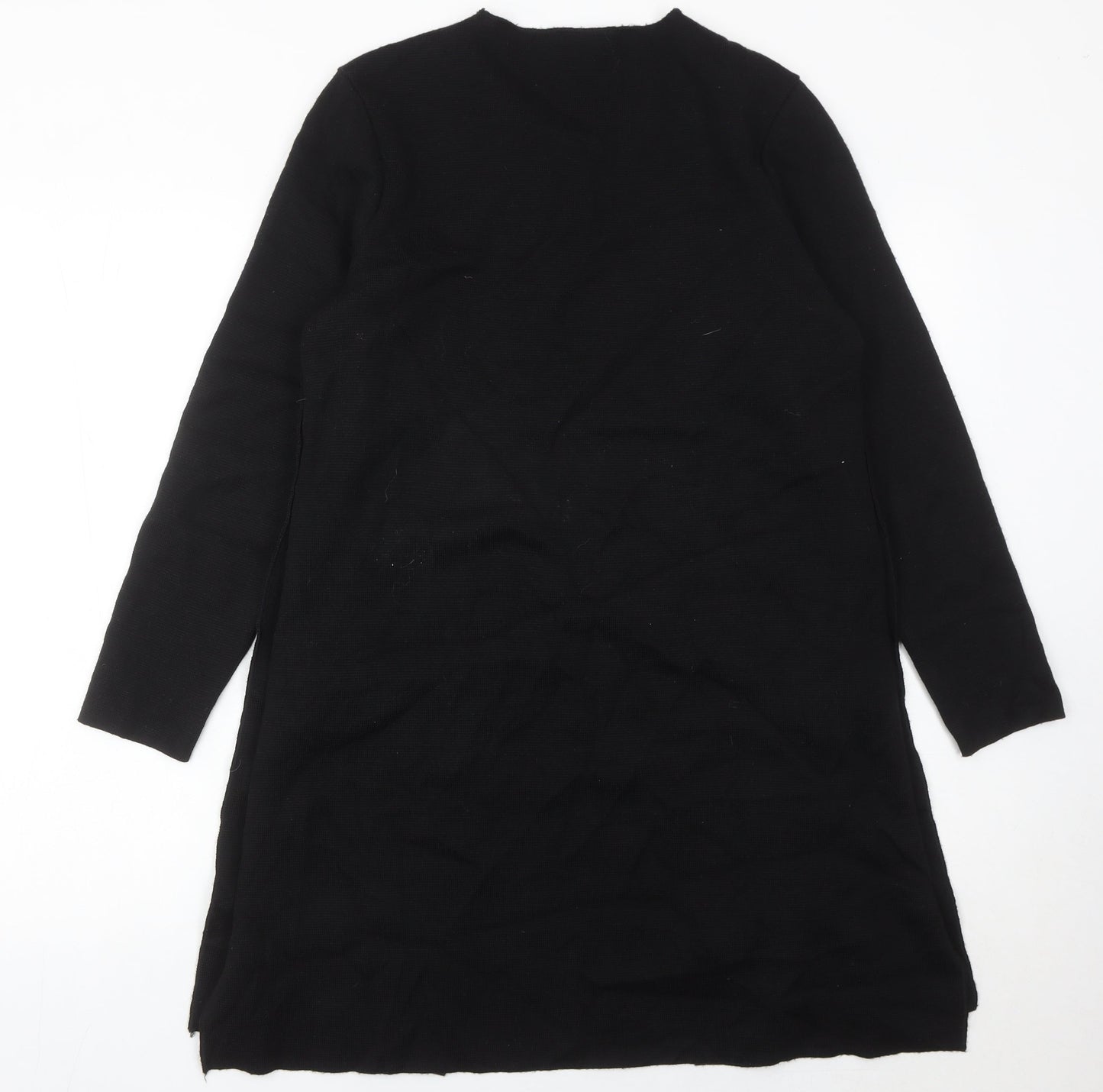 Maria Bellentani Womens Black Button Cardigan M Wool Blend