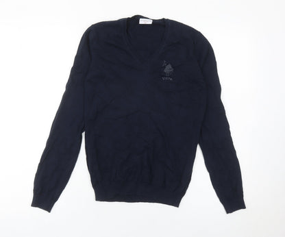 Womens UK Size XS U.S. Polo Assn. Blue Pullover Jumper