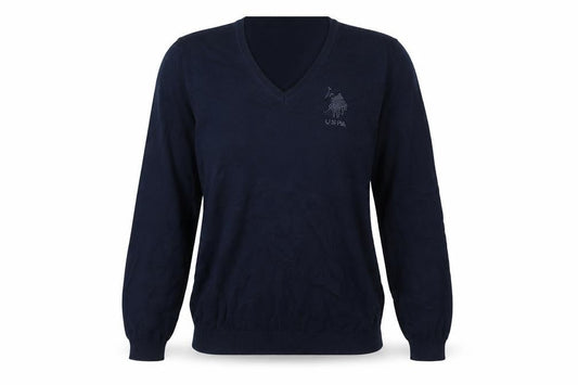 Womens UK Size XS U.S. Polo Assn. Blue Pullover Jumper