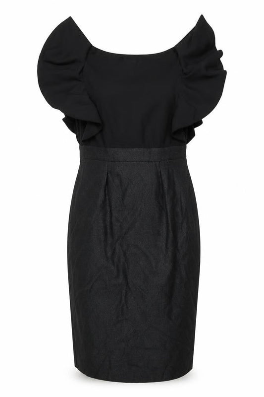 Marks and Spencer Per Una Womens Black Size 10 Sheath Knee Dress