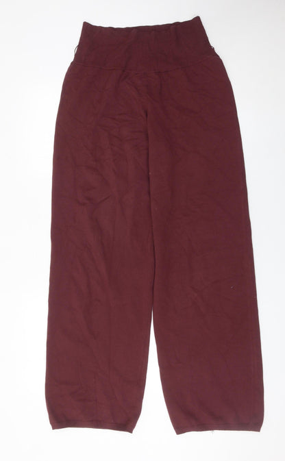 Native Youth Womens Brown Small Knit Sweatpants Viscose Blend