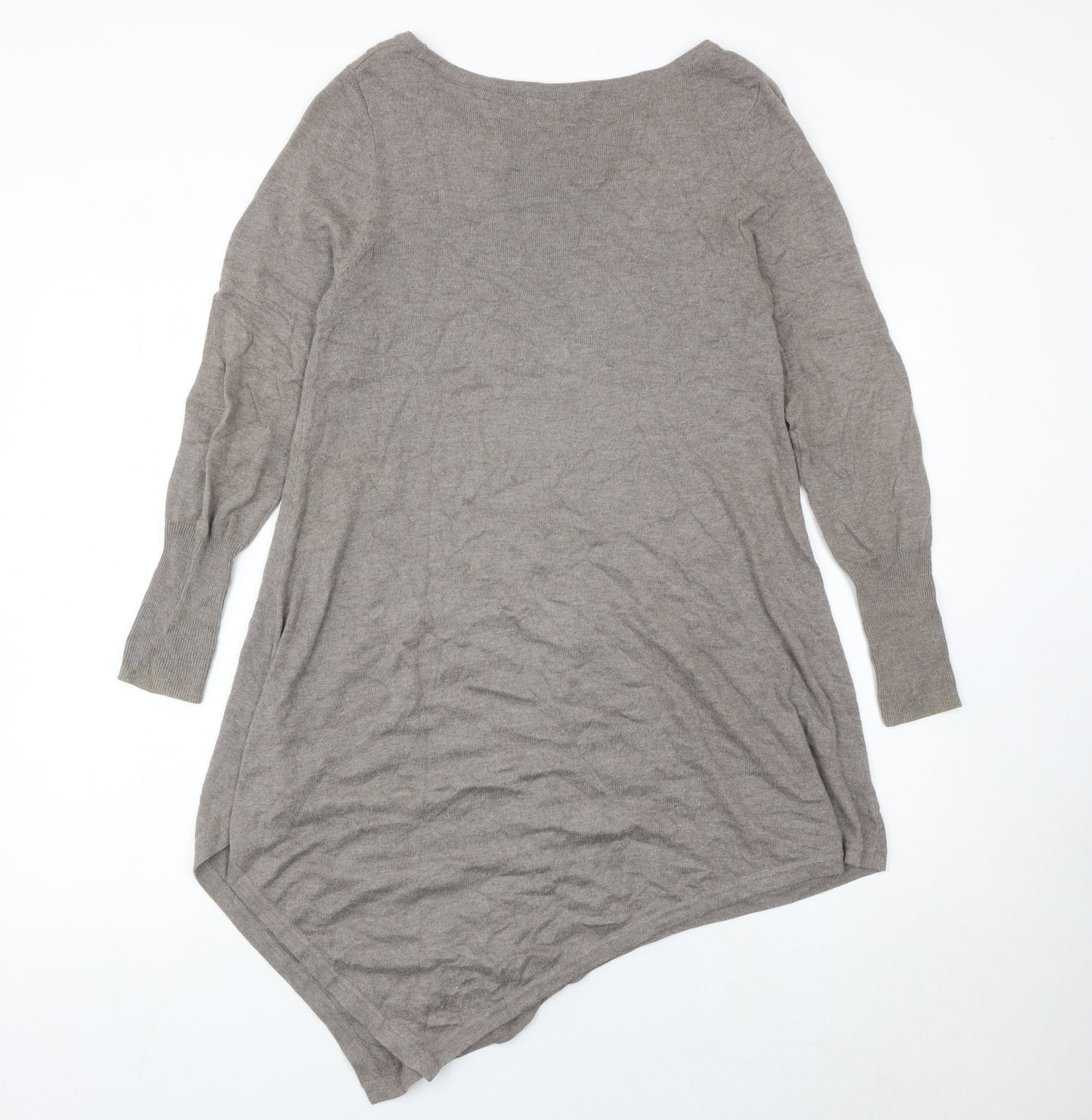 Marks and Spencer Women’s Brown Size 12 Asymmetric Knit Dress