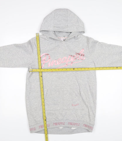 Pineapple Dance Studios Girls Grey Pullover Hoodie 12-13Y Logo Print Primark