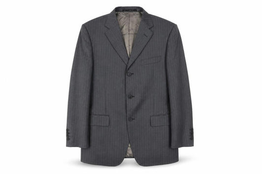 Marks and Spencer Men’s Grey Wool Pinstripe Suit Jacket 40S