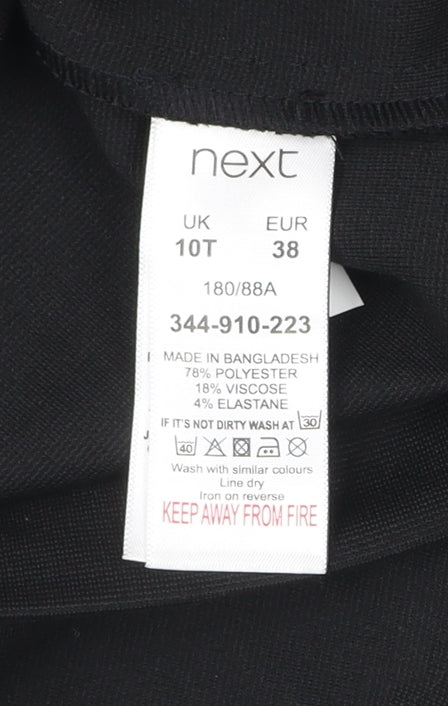 Next Women’s Black Sheath Dress Size 10 Tall Workwear Business Formal