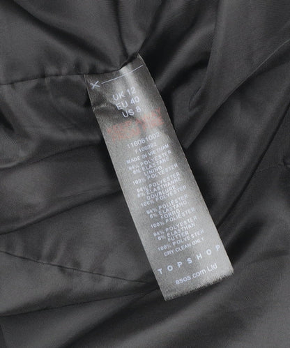 Topshop Women’s Black Double Breasted Blazer Jacket UK 12 Workwear