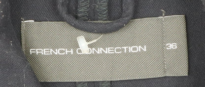 French Connection Men’s Black 36 Basic Jacket Button Up Workwear Style