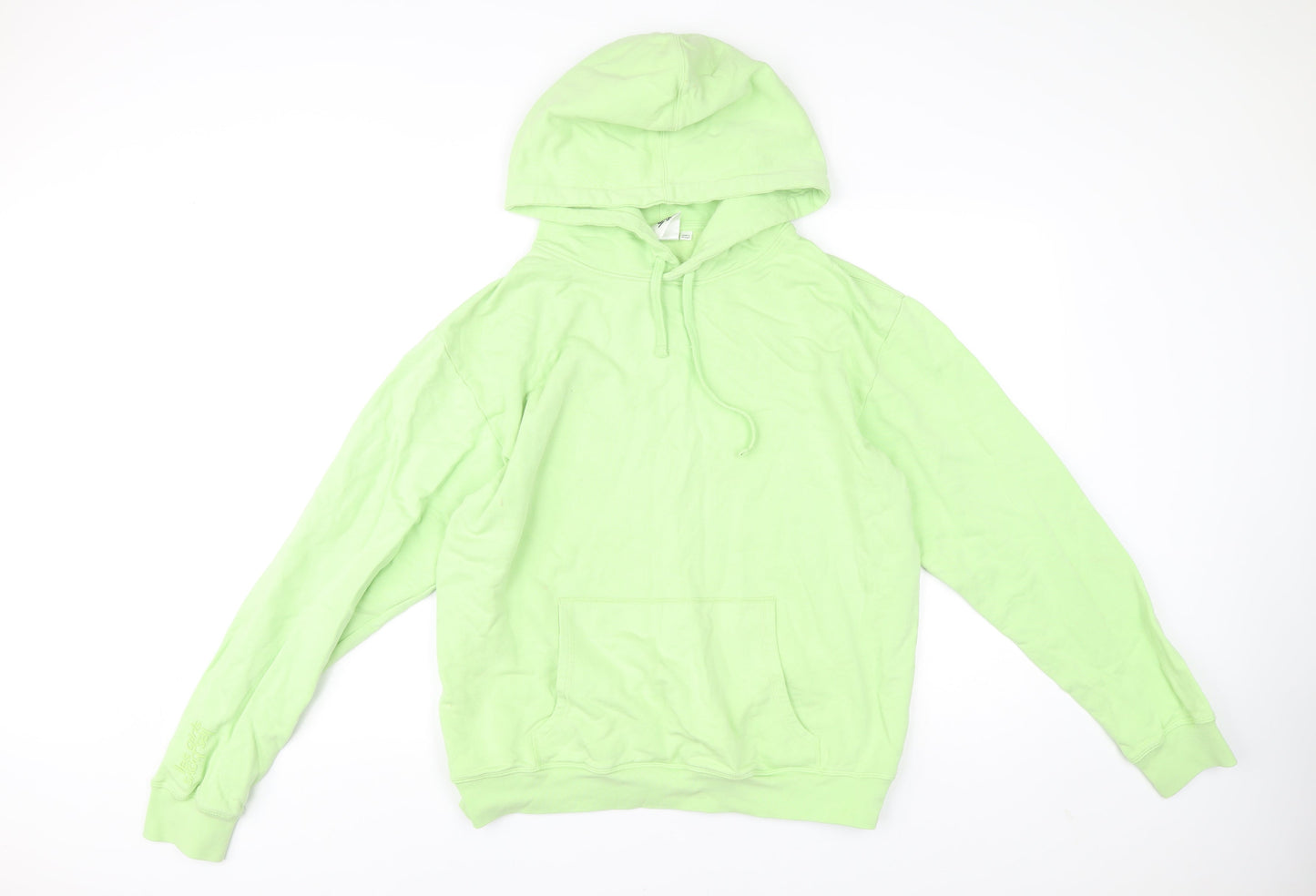 les girls les boys Unisex Green Pullover Hoodie Size M Cotton