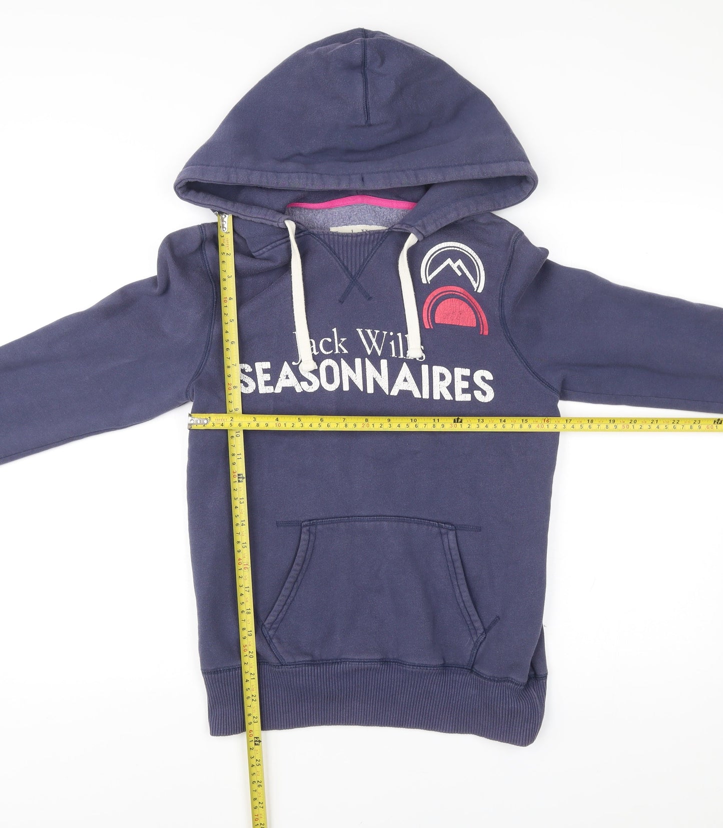 Womens UK Size 10 Jack Wills Blue Pullover Hoodie